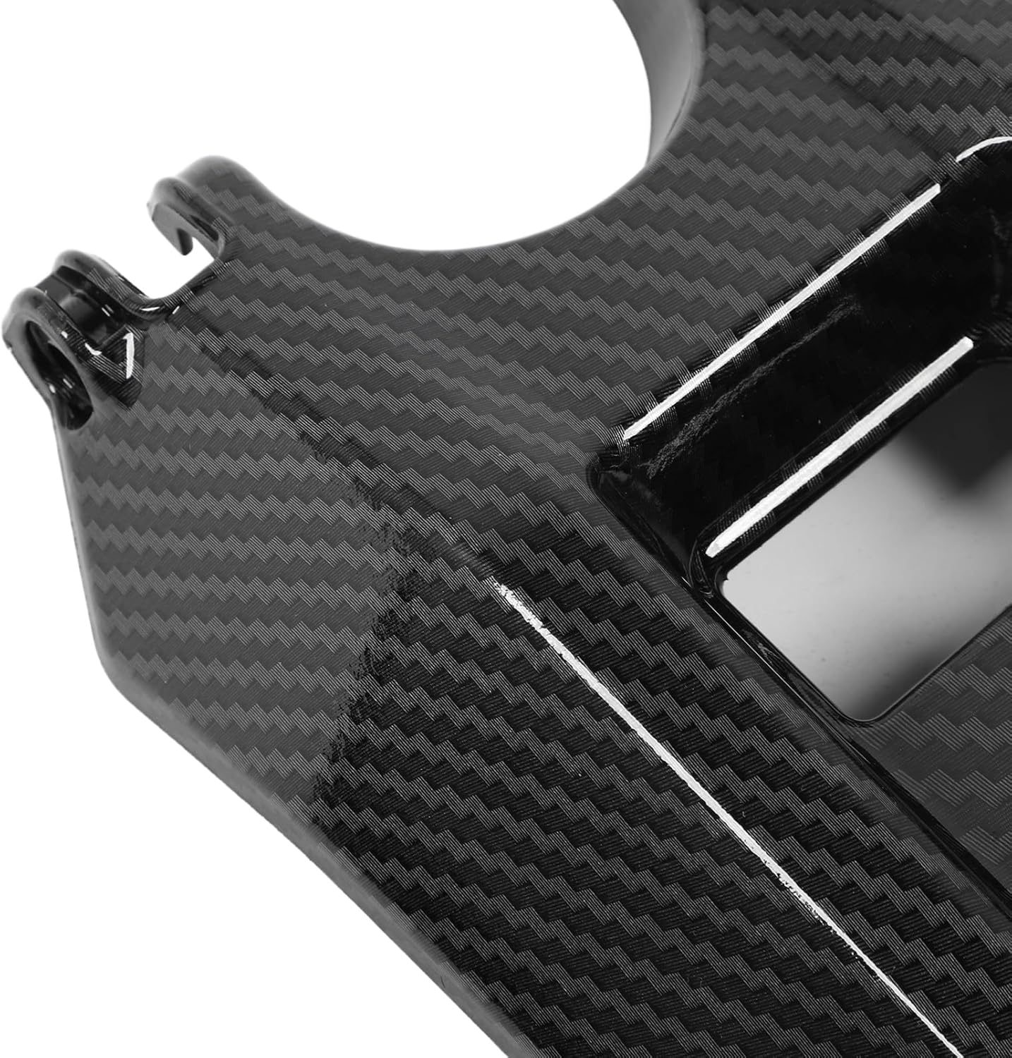 Electric Dirt Bike Battery Cover Carbon Fiber Pattern Battery Protector Replacement Fit for SUR Ron Light Bee X S