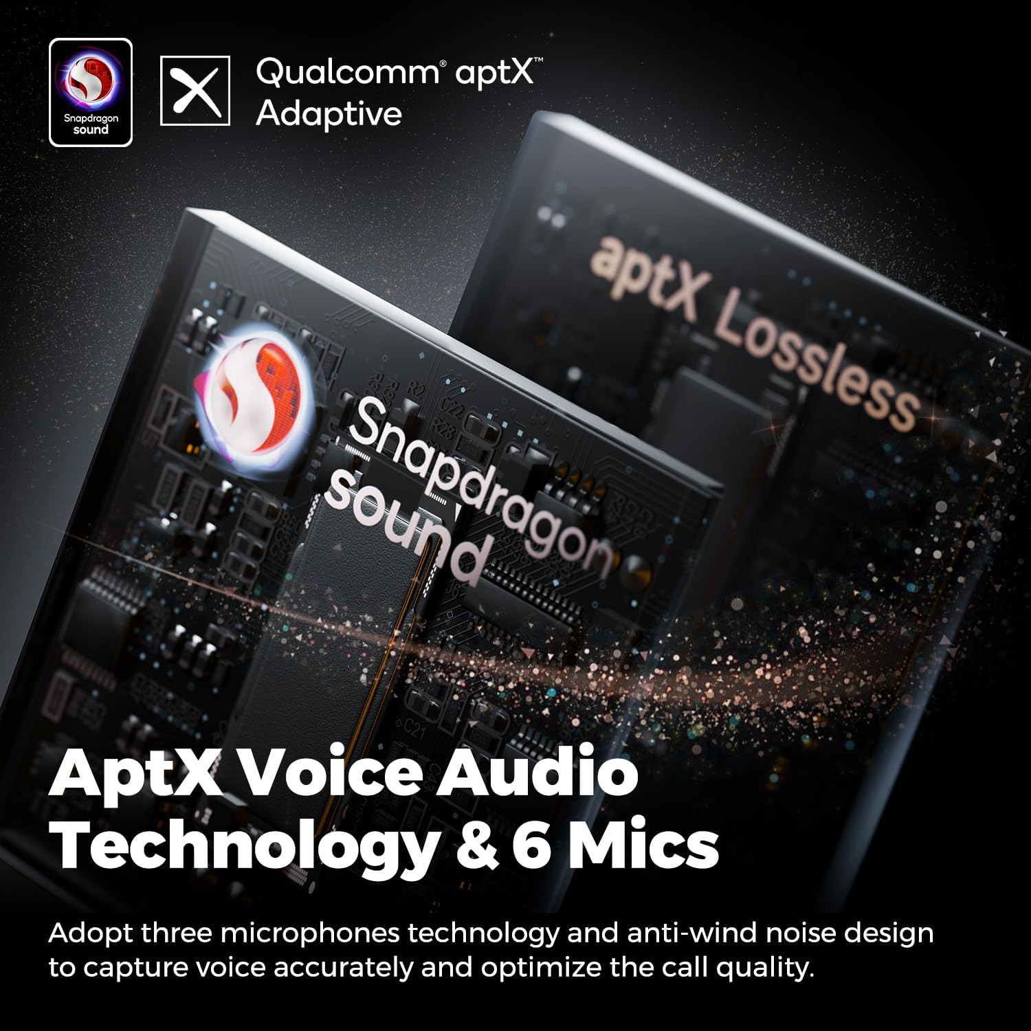 Soundpeats Air4 Pro Noise Cancelling Wireless Earbuds, Bluetooth 5.3 Wireless Earbuds with 6 Mics CVC 8.0 ENC, Aptx Adaptive Earphones, Multipoint Connection, In-Ear Detection, App Customize EQ image number 1