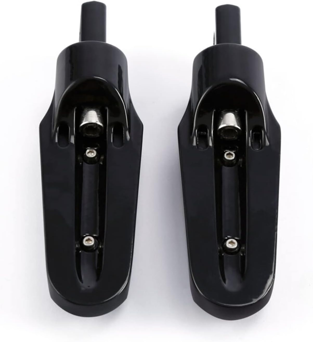 TRUSTTWO Motorcycle 10Mm Footrest Foot Pegs Compatible with Harley Sporster XL 883 XL1200 2004-2013 Touring Electra Street Glide Road King FLHR the New (Color : Black) image number 4