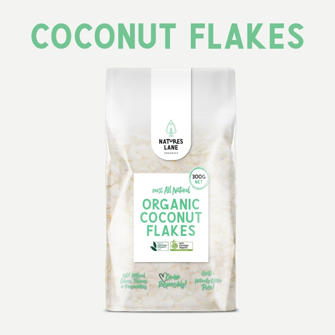 Natures Lane Organics Coconut Flakes 300 G image number 6