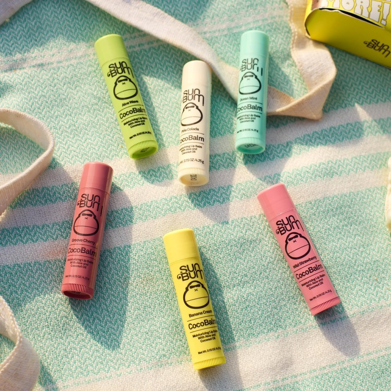 Sun Bum Cocobalm Lip Balm - Ocean Mint - Moisturizing with Aloe & Coconut Oil - Vegan & Cruelty Free - 4.25G image number 3