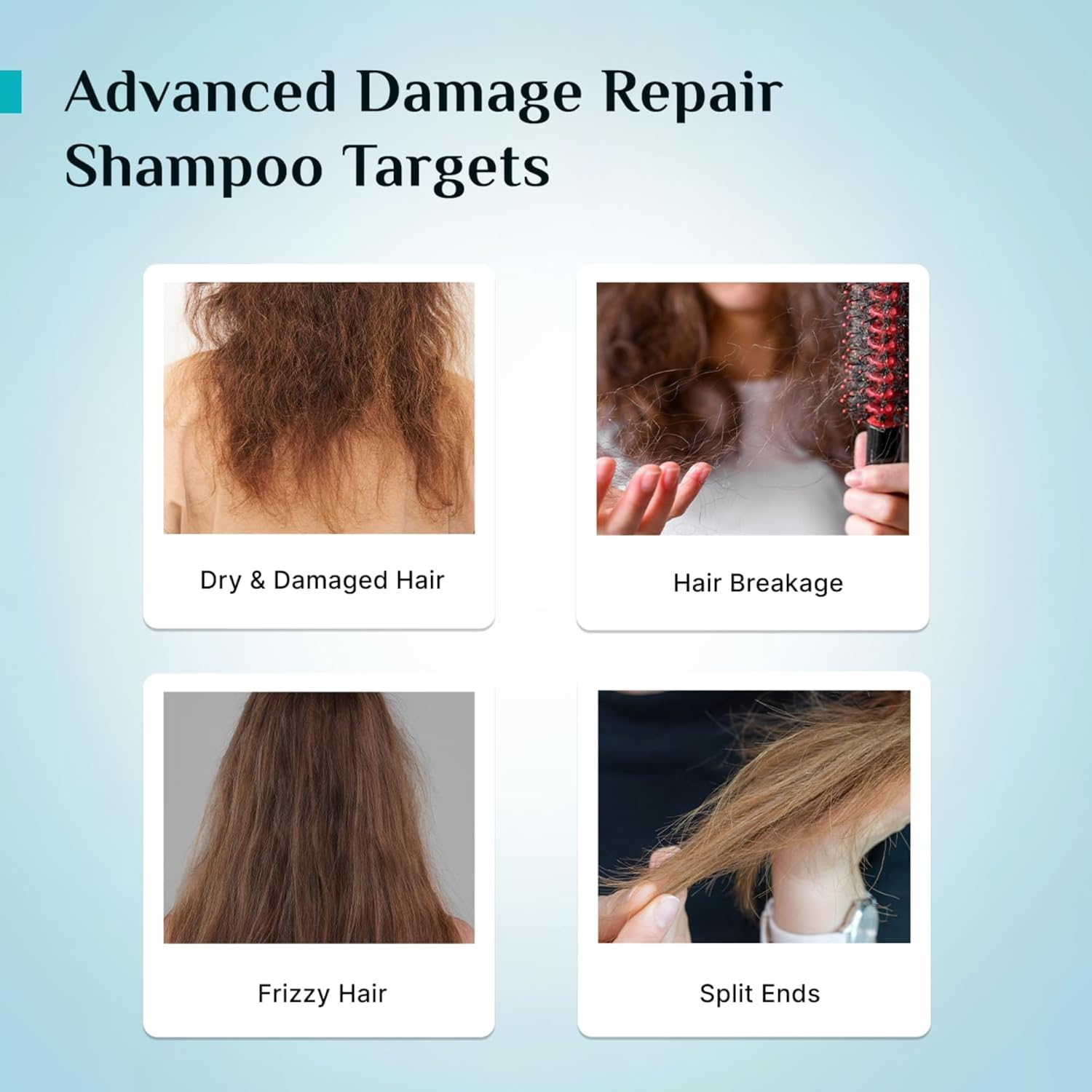 Pilgrim Korean Rice Water & Collagen Advanced Damage Repair Shampoo - 400Ml | with 17 Amino Acids, Wheat Protein & 5 Ceramides | Paraben-Free | for Dry & Damaged Hair | for Women and Men