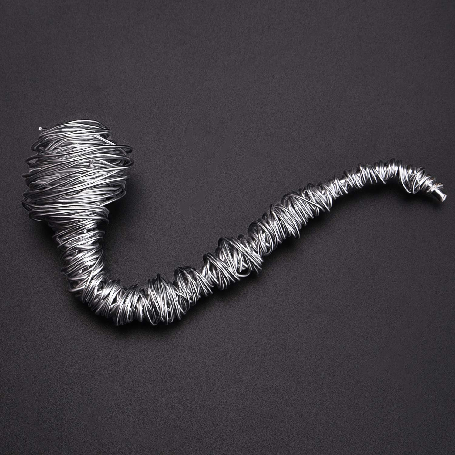 Sunmns 6 Rolls Silver Aluminum Wire, DIY Craft Art Wire, Soft and Flexible Metal Iron Wire, 1Mm, 1.5Mm, 2Mm, 3Mm in Thickness