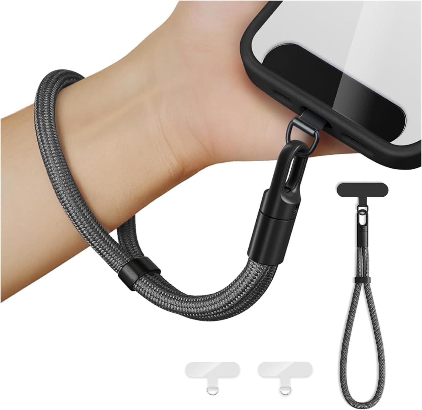Phone Wrist Strap,2Pack Anti-Theft Phone Lanyard with 3 Tether Tabs Adjustable Hand Strap for Phone Camera Keys