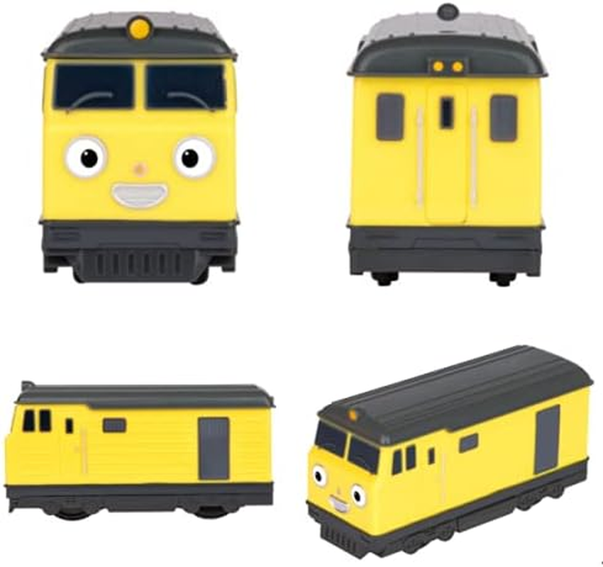 Pull Back Car Train Toy - Titipo and Friends 3 Vehicles Set Christmas Birthday Gifts for Kids and Toddlers Boys and Girls 3 Years and up (No. 2 Loco, Eric, Xingxing) image number 3