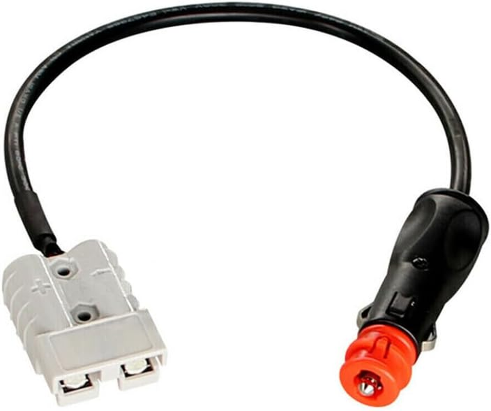 Anderson 50 Amp Plug to Merit Cigarette Plug Adapter 50Cm, High-Quality Connector for Automotive, RV, and Marine Use image number 4