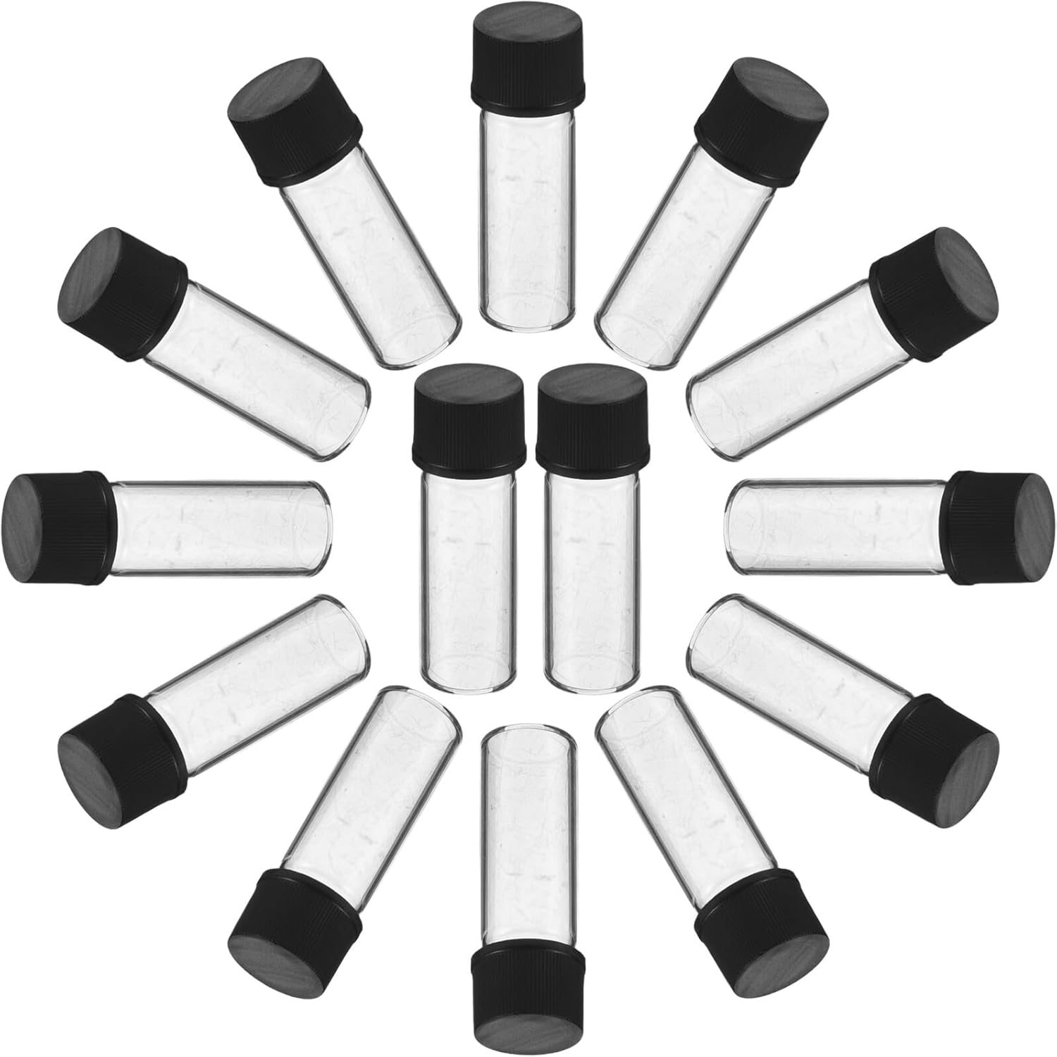 LIFKOME 100Pcs 2Ml Glass Sample Vials Screw Caps, Small Refillable Liquid Containers for Lab, Travel and Cosmetic Samples image number 6