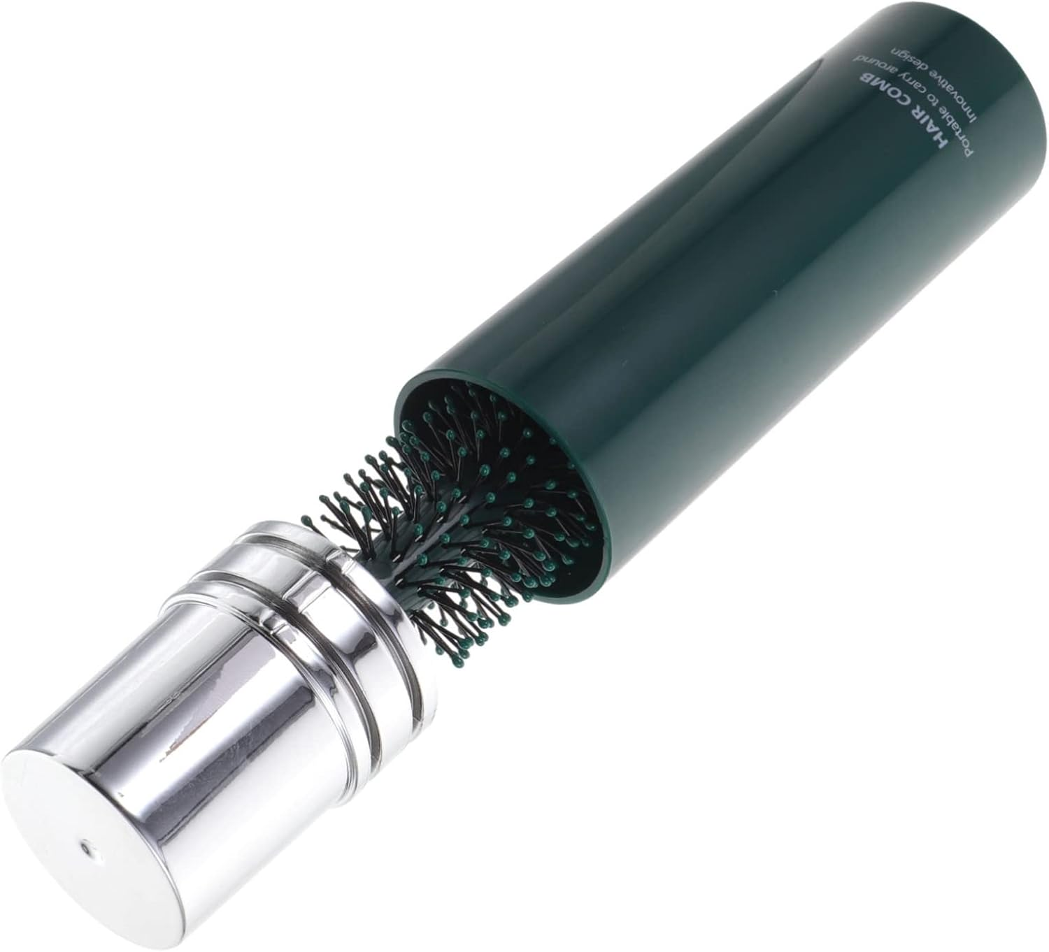 2Pcs Retractable Small Hair Brush for Blow Drying Styling Roller Hairbrush for Women and Curly Hair Compact Travel Hairbrush image number 1