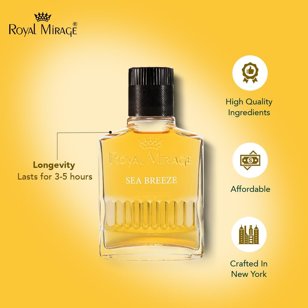 Royal Mirage Sea Breeze Aftershave 100 Ml image number 6