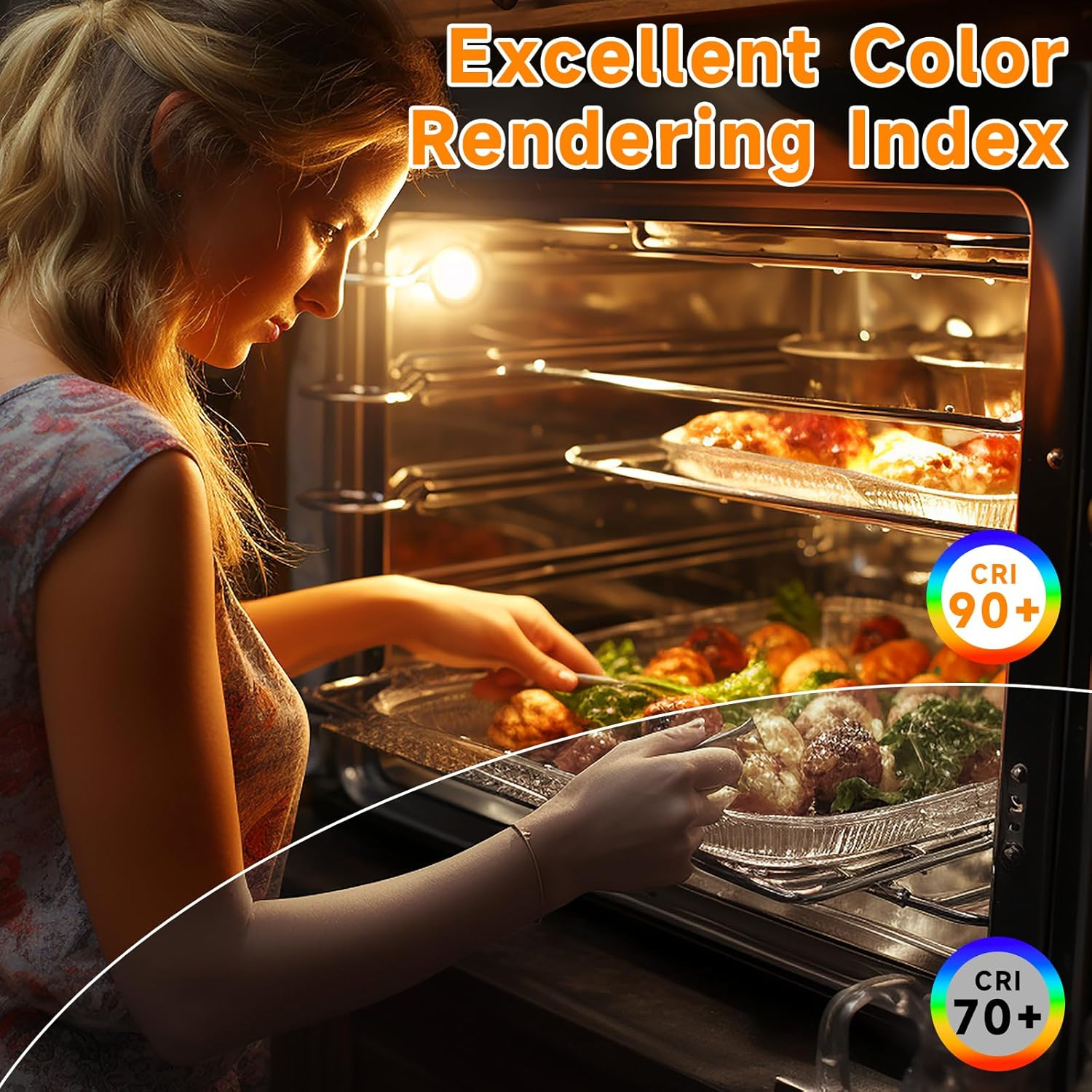 Brightark G9 40W Capsules Halogen Light Bulbs, Dimmable 300 Temperature Heat Resistant, AC220-240V for Oven and Microwave Oven Cooker Bulb Applications, Warm White 2700K, Pack of 2 image number 3