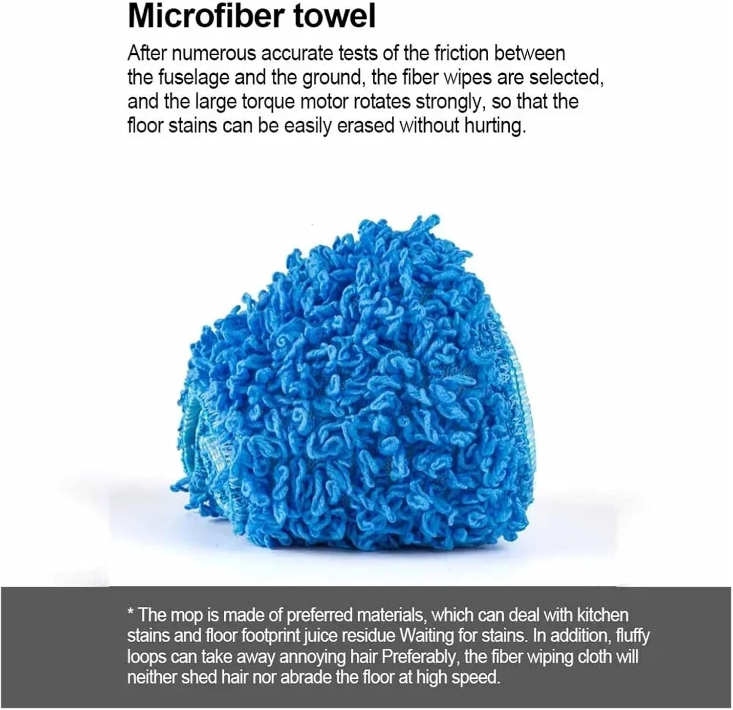 1/2Pcs Microfiber Rag Robot Vacuum Cleaner Accessories Mopping Dry Wipe Wet Wipe Spare Mop for Floor Cleaning,Vacuum Cleaner(Wet Rag and Dry Rag) image number 4