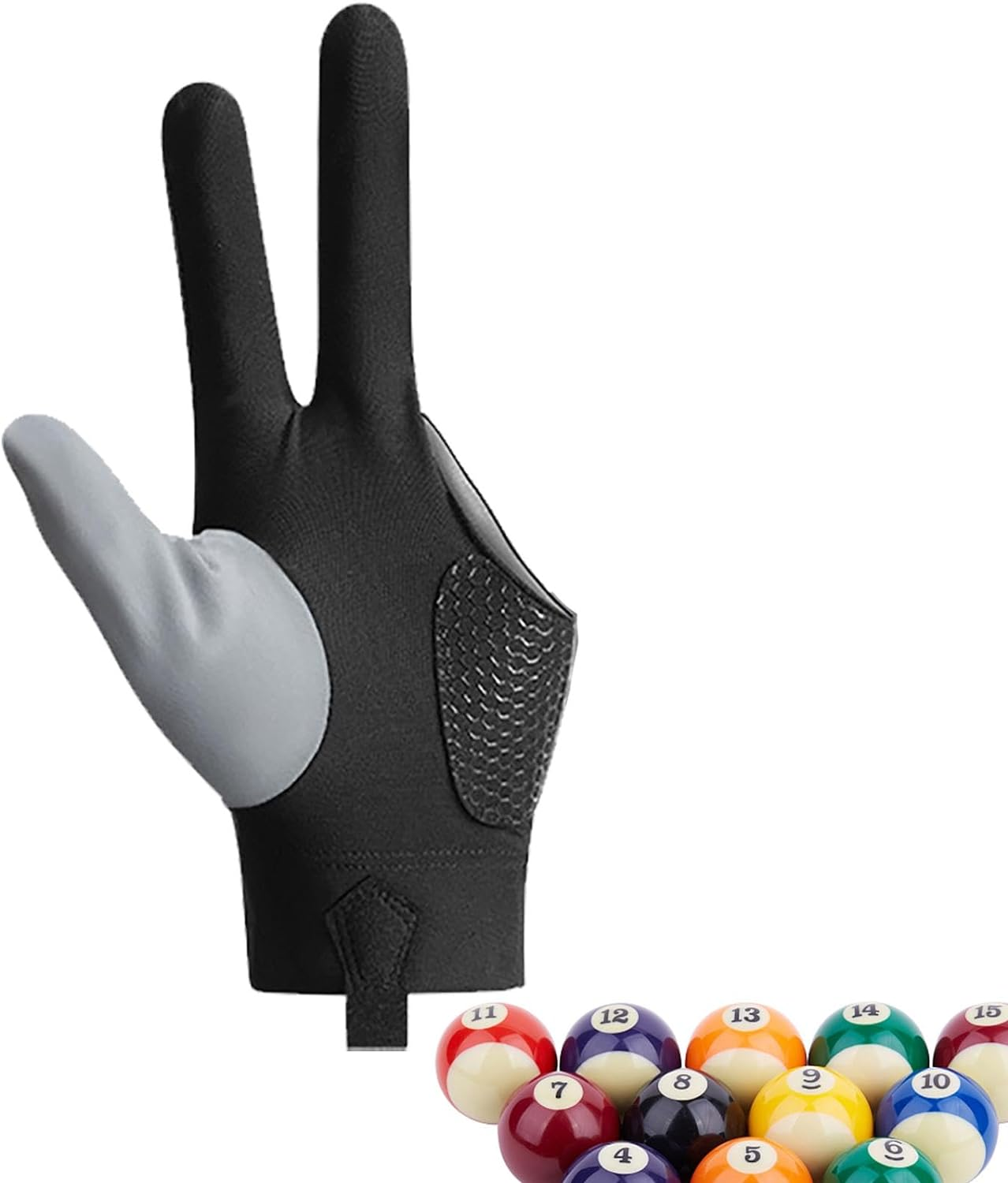Anti Slip Billiard Glove 3 Fingers | Professional Pool Gloves Billiards | 3 Fingers Pool Gloves Billiards Left Hand Glove for Women Men Billiard Shooters Sport
