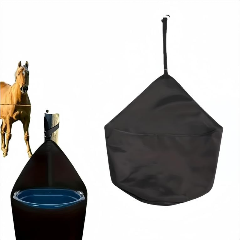 Horse Feed Trailer Hanging Bucket Bag, 1Pc Horse Feed Bag Hanging Bucket Holder, Horse Trailer Food Bag Bucket Holder Fits 5 Gallon Bucket image number 4