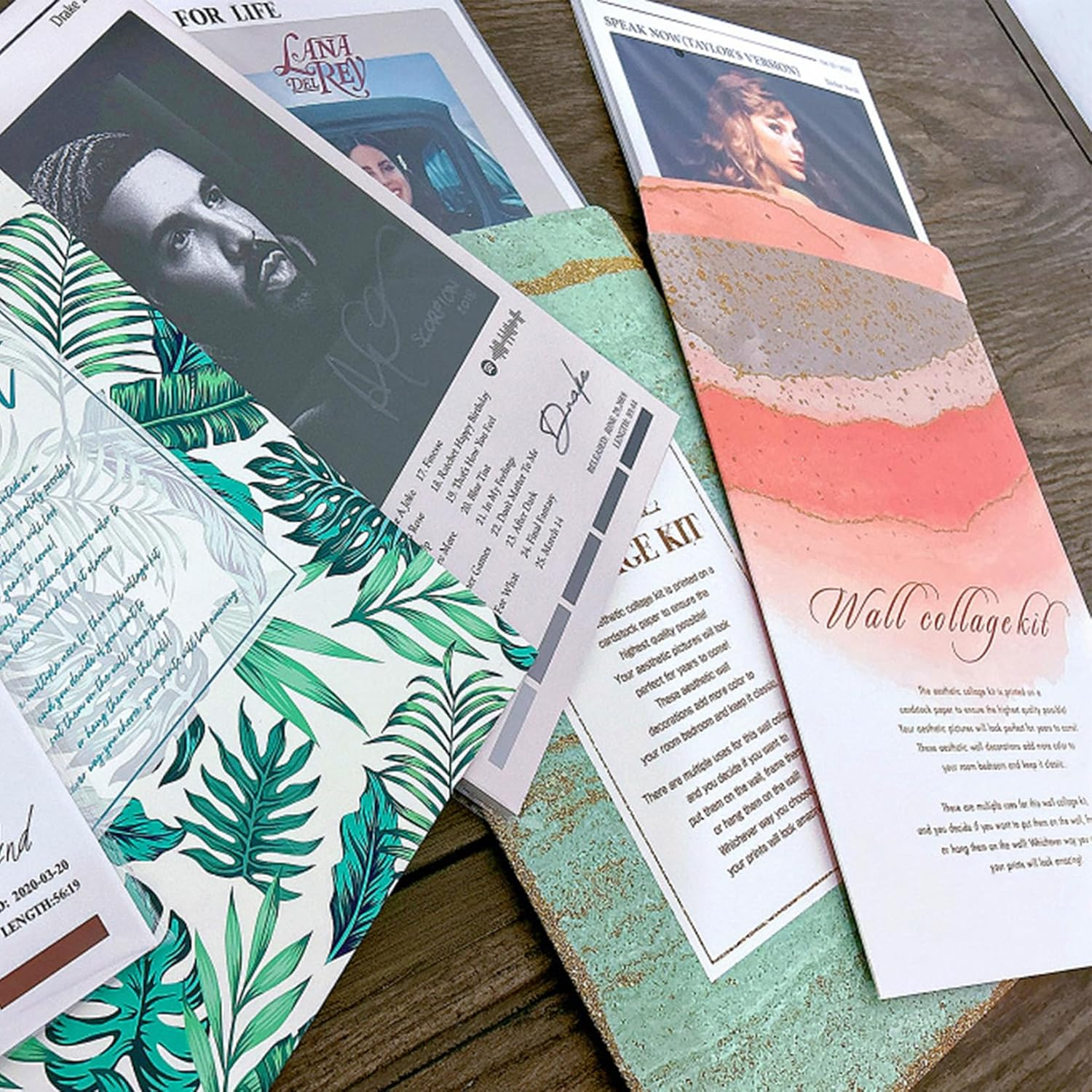 Lana Del Rey Posters (9 Pcs 20X30Cm) Album Cover Music Posters Unframed Paper Print Wall Art Room Decor Bjork Poster Discs for the Wall image number 1