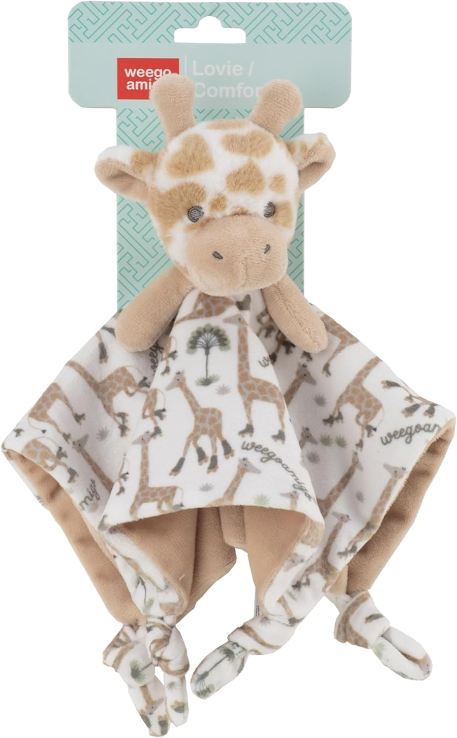 Weegoamigo Lovie/Comforter, Stevie Necks Giraffe image number 3
