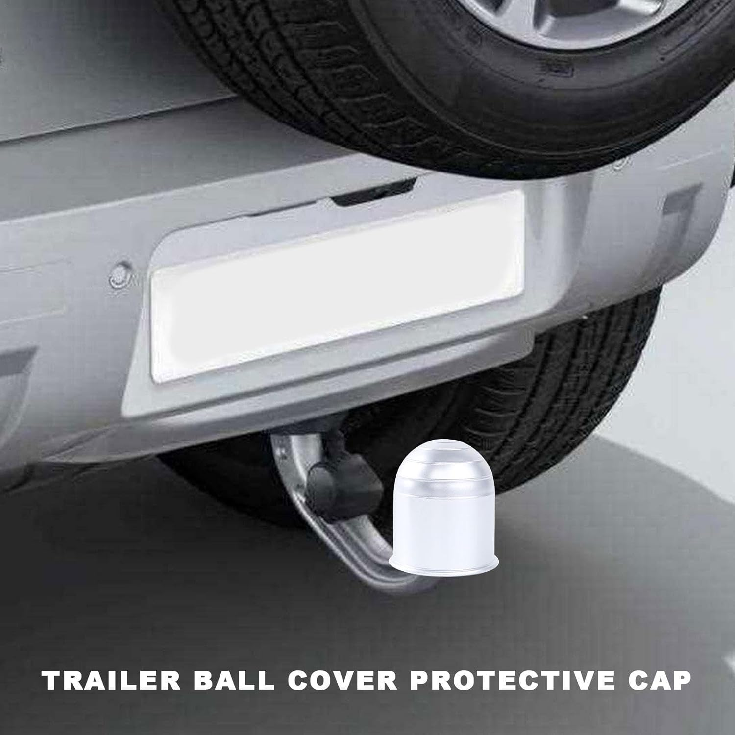 Tow Ball Cover Cap,Trailer Hitch Ball Cover,Hitch Caravans Trailer Towball Protector,Un Iversal Hitch Caravans Towball Protector Auto Tow Bar Ball Cover Cap for Car, Trailer, RV