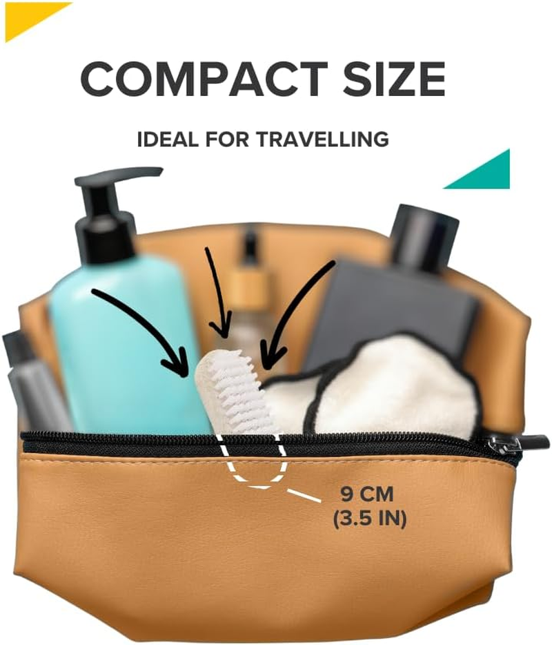 Rui Smiths Carbonconscious Nail Cleaning Brush with 2-Sided Bristles for Manicure and Pedicure Grooming | Made with Wheat Straw Bioplastic