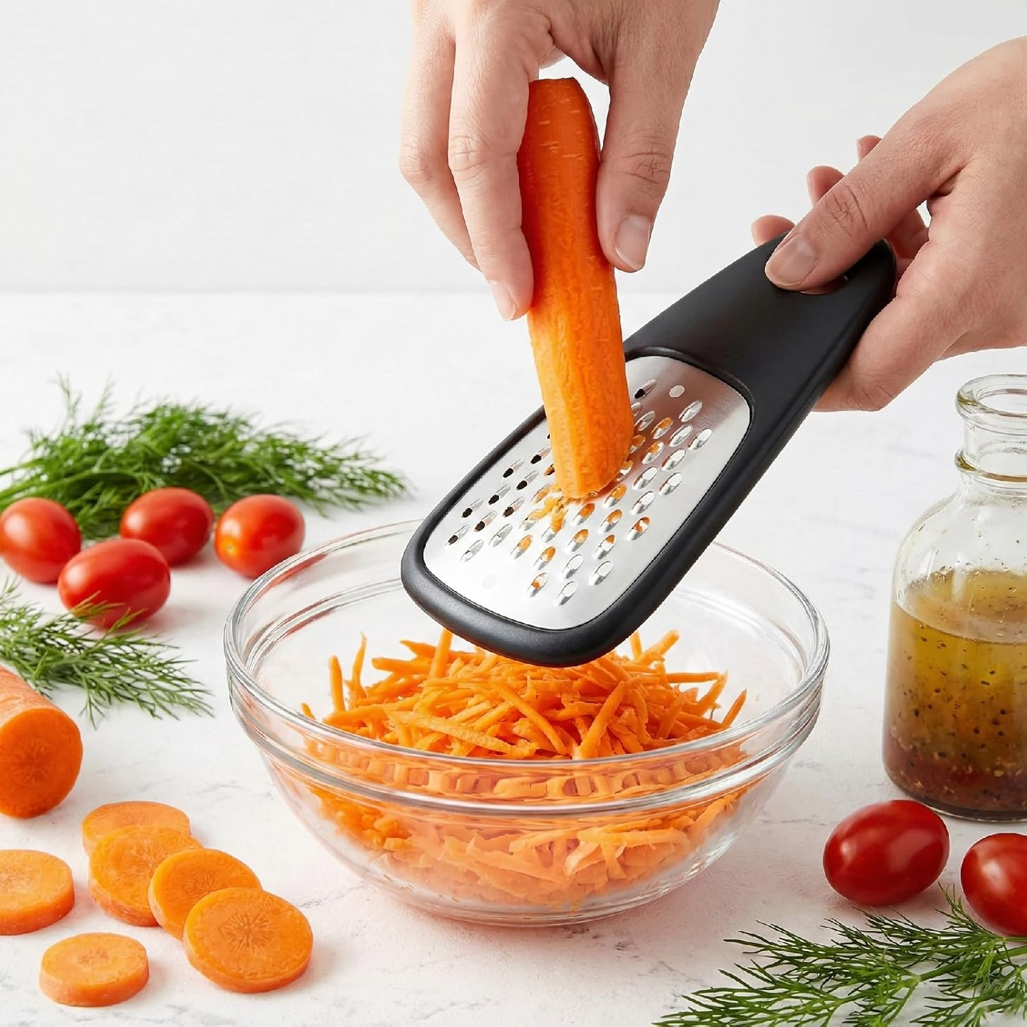 JDFHFGB 6-Piece Unique Kitchen Gadgets Set - Space Saving Stackable Cooking Tools with Grater Peeler Pizza Cutter, Essential for Home Cooks, Chefs, Men, Dad and Camping RV image number 4