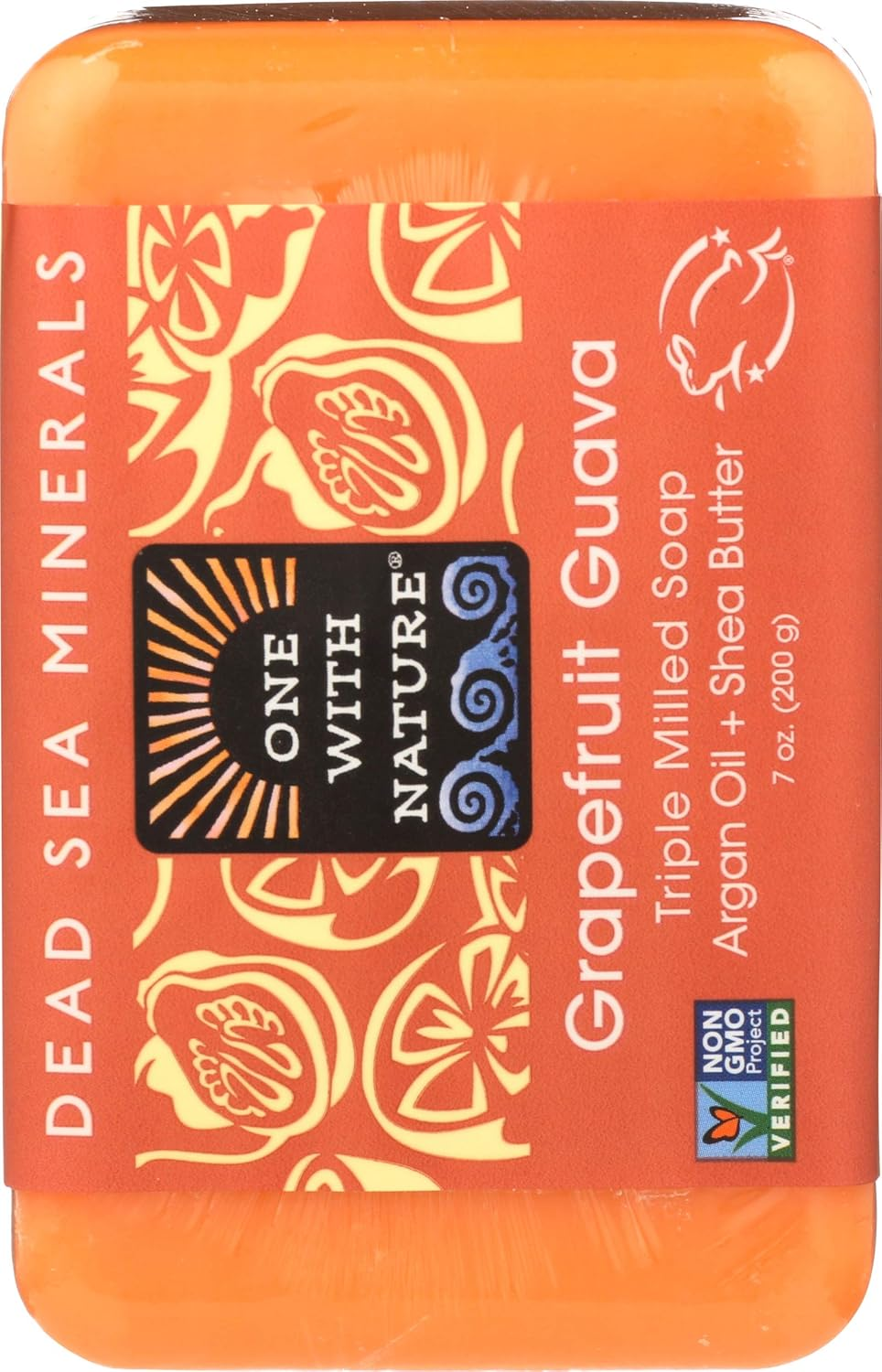 One with Nature - Dead Sea Minerals Triple Milled Bar Soap Grapefruit Guava - 7 Oz. image number 6