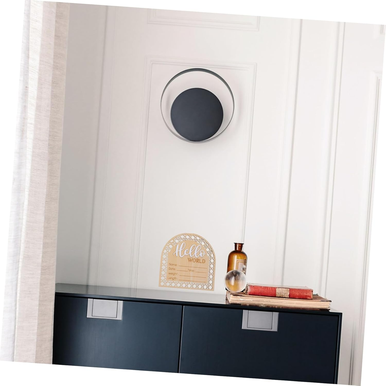 2Pcs Adorable Wooden Birth Announcement Sign for Newborns Name Sign Nursery Decor Photo Prop to Celebrate Arrival Handmade with Attention to Detail image number 3