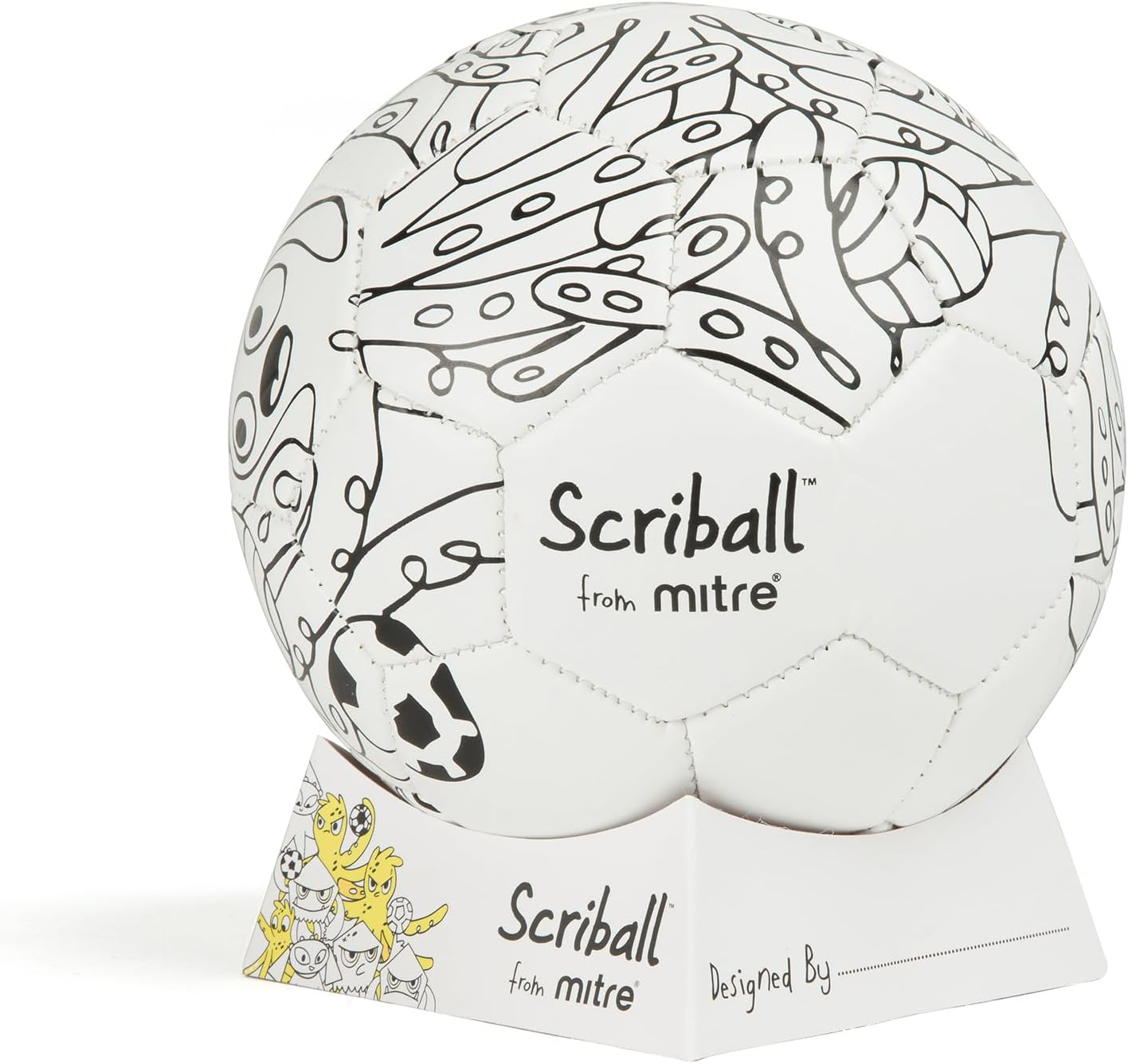 Mitre Scriball Ooodles | Customizable Mini Football | Ideal All Occasions - Oobil image number 6
