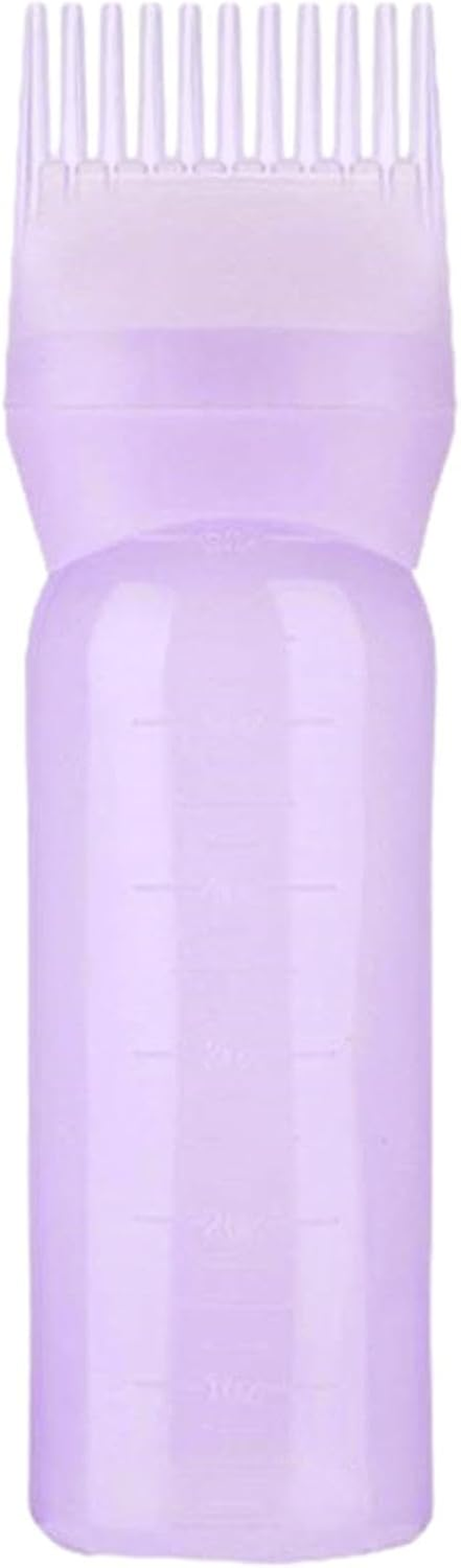 Root Comb Applicator Bottle, Professional Brush with Graduated Scale, Hairdressing Coloring Styling Tool Root Application Cup for Hair
