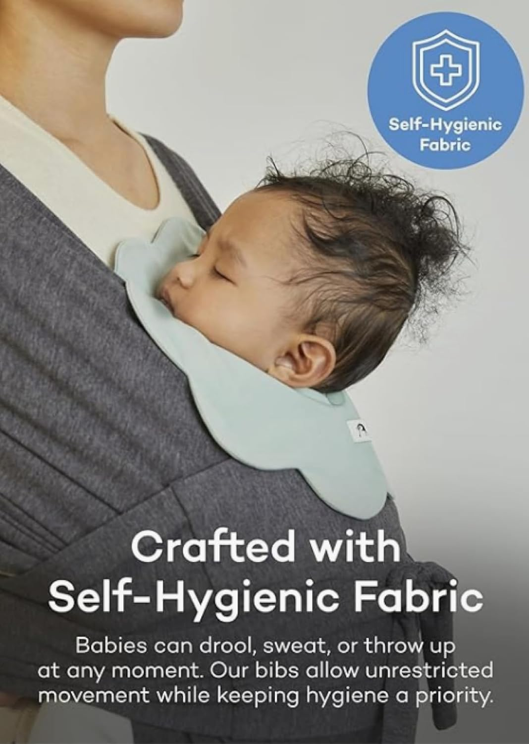 Konny Baby Bib 5-Pack Reversible Soft and Absorbent Bandana for Drooling and Teething Newborn Boys Girls Baby Essentials image number 4