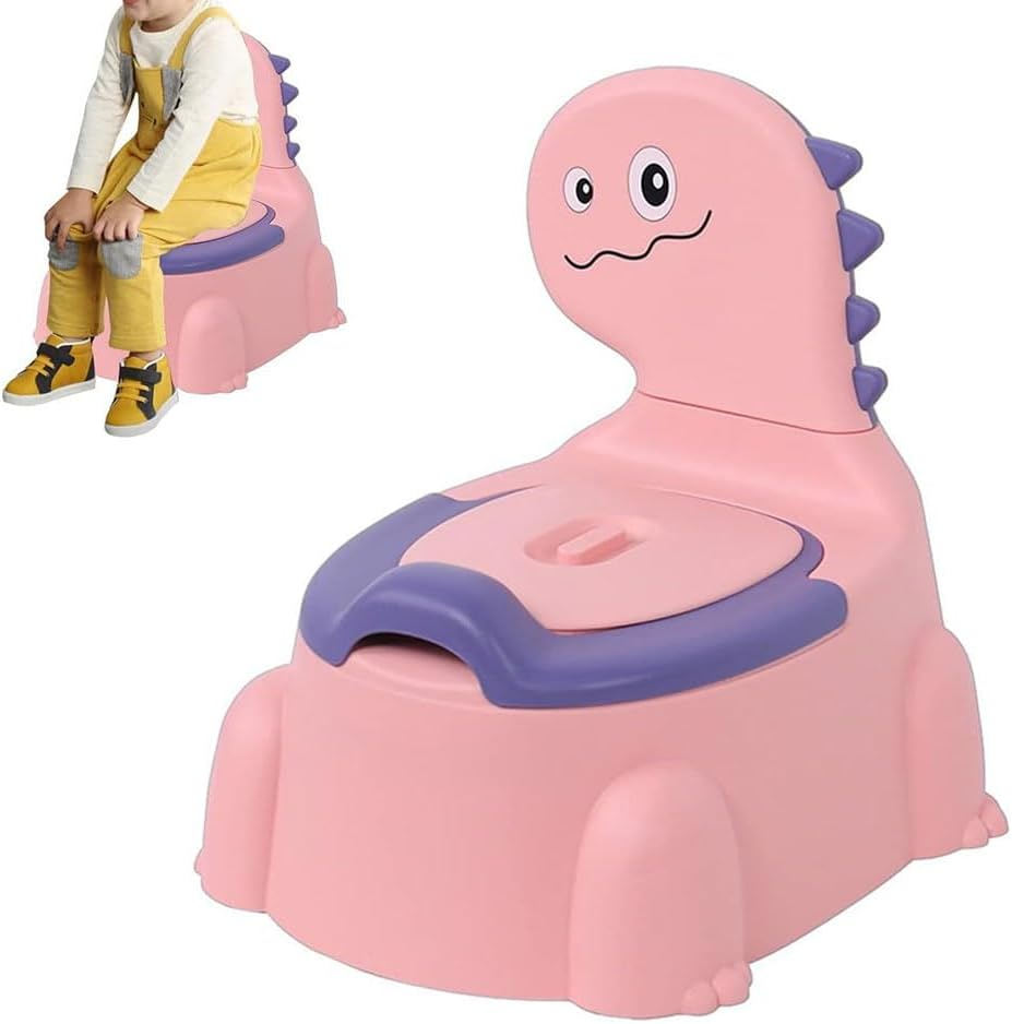Kids Potty Seat, Toddler Potty Chair with Lid, Portable Toilet Training Chair, Kids Potty Training Seat, Folding Toilet Seat, Safe Toddler Toilet, Children Emergency Toilets for Kid 1-6 Years
