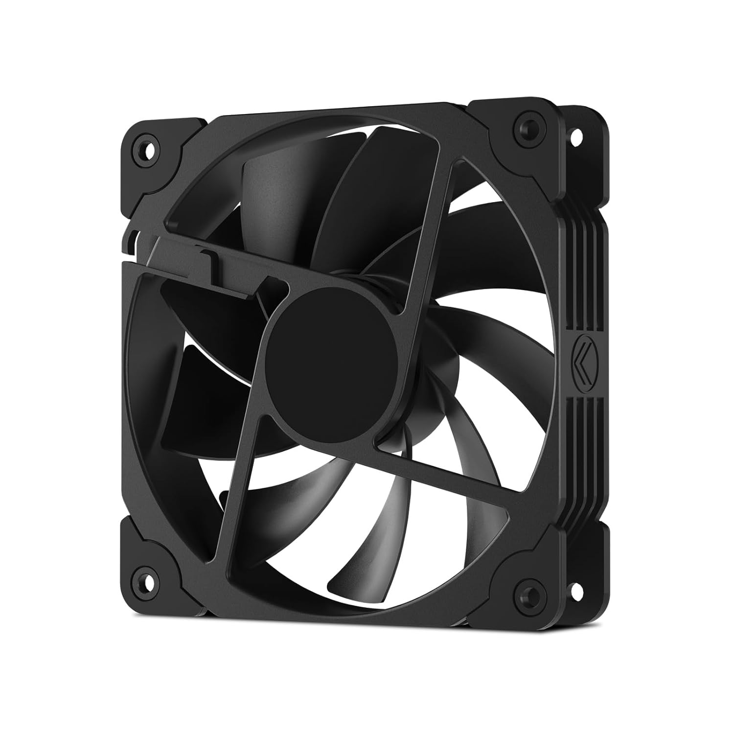 Vetroo 3 Pack Black 120Mm PC Case Fans High Airflow Low-Noise High Performance Fan Speed at 1200 RPM 12V 3PIN Connector Compatible with Desktop Computer Case image number 4