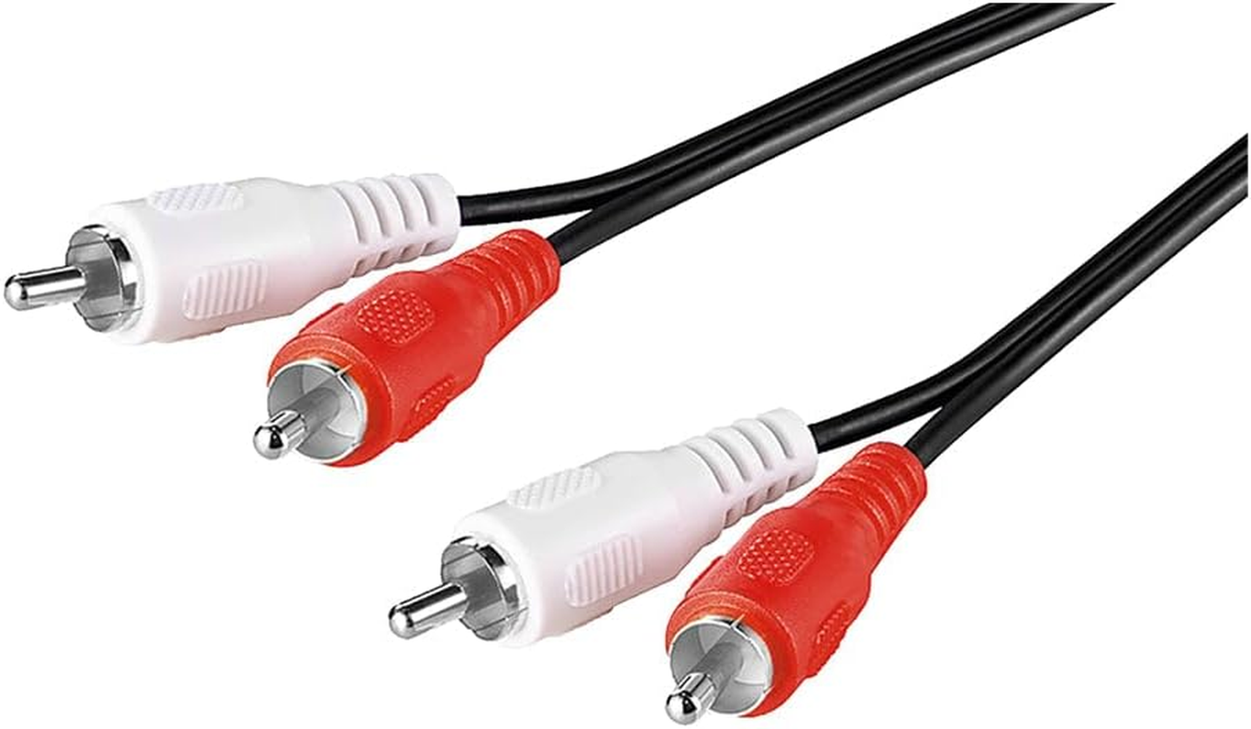 Goobay 50341 RCA Audio Cable Stereo - RCA Cable 2X RCA Male (R/L) to 2X RCA Male (R/L) - 20 Metres image number 3
