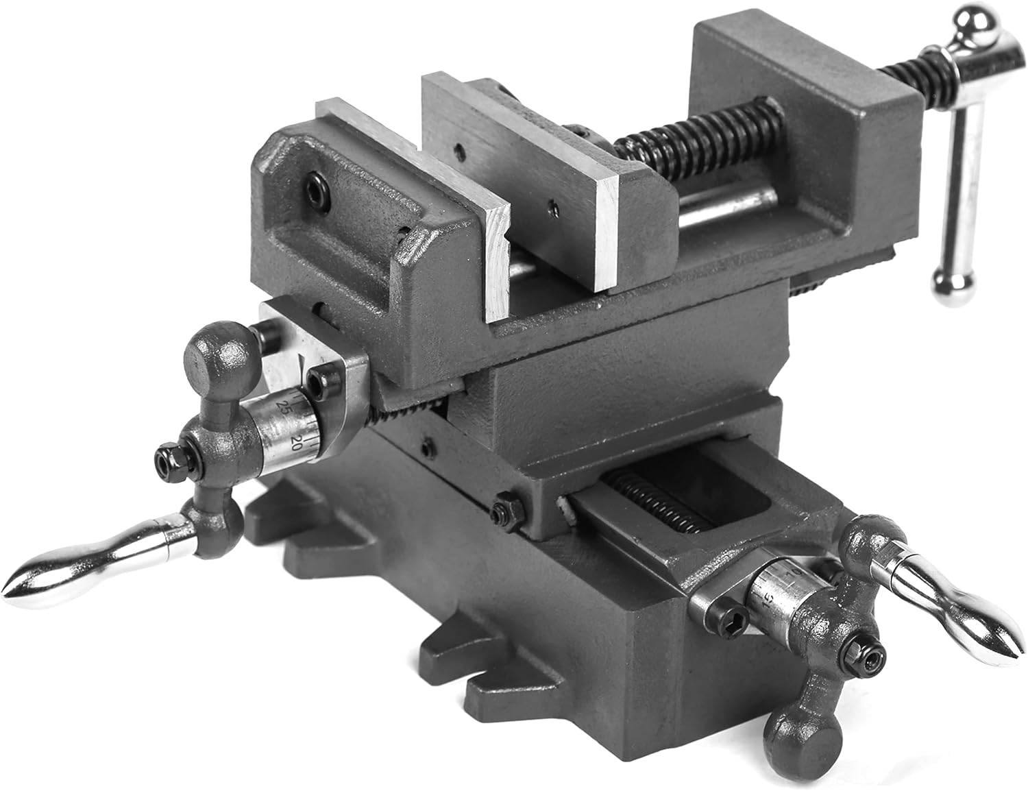WEN Cross Vise, 3.25-Inch with Compound Slide for Mills and Drill Presses image number 5
