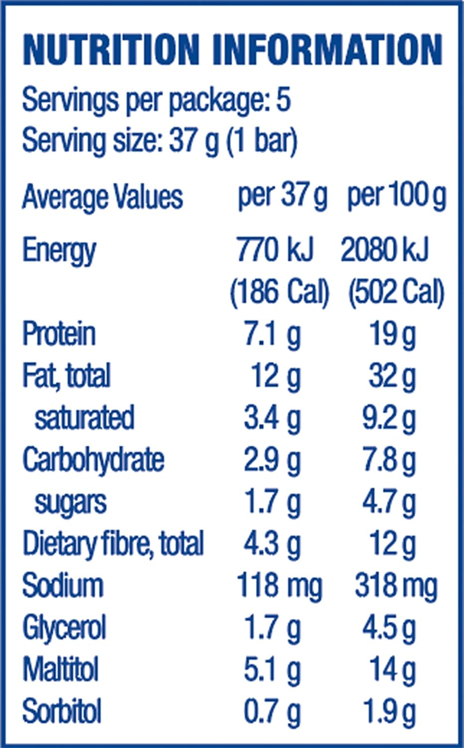 Atkins Day Break Chocolate Hazelnut Crisp Bar 185 G image number 1