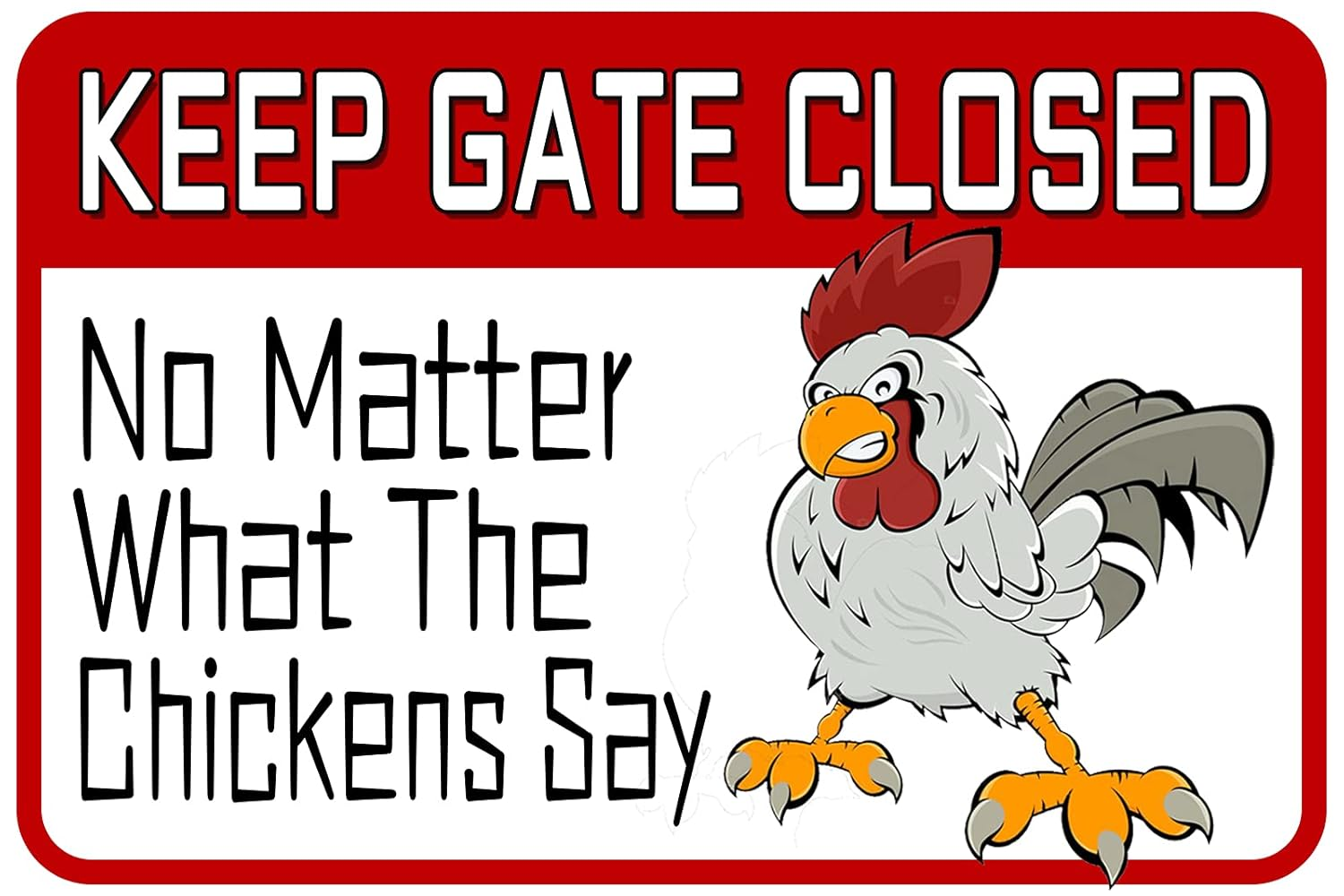 Welcome to Our Coop We Are All Cluckin Crazy Funny Chicken Sign Chicken Coop Sign Chicken Decor 12" * 8" (215)