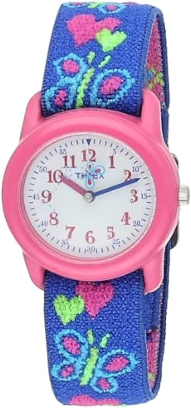 Timex Girls Time Machines Analog Elastic Fabric Strap Watch image number 2