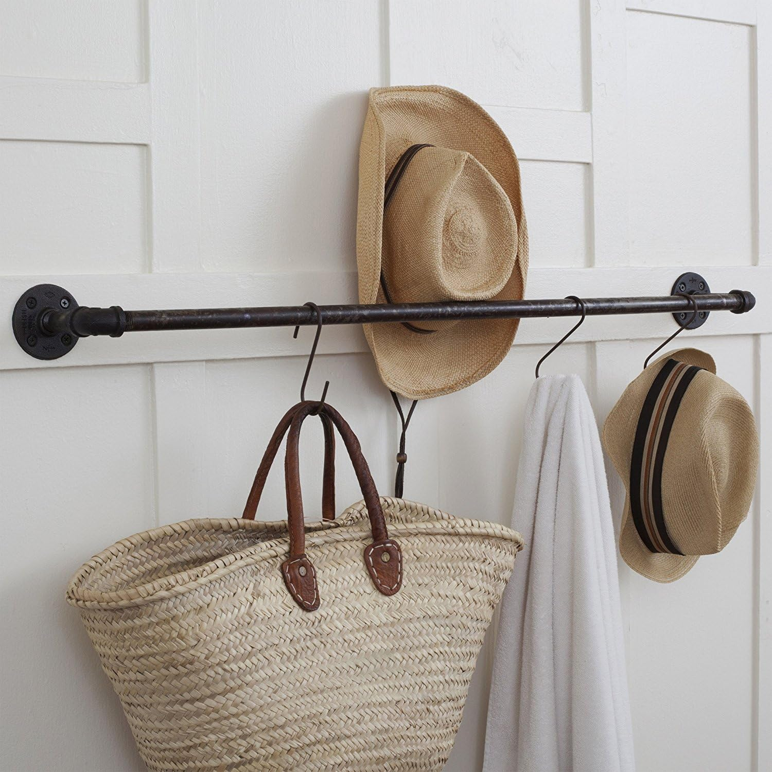 Yourgift Heavy Duty S Hooks Metal Hooks S Shaped Hanging Hangers for Kitchen, Bathroom, Bedroom and Office: Pan, Pot, Coat, Bag, Plants (20 Pcs/Black/4 Inch) image number 3