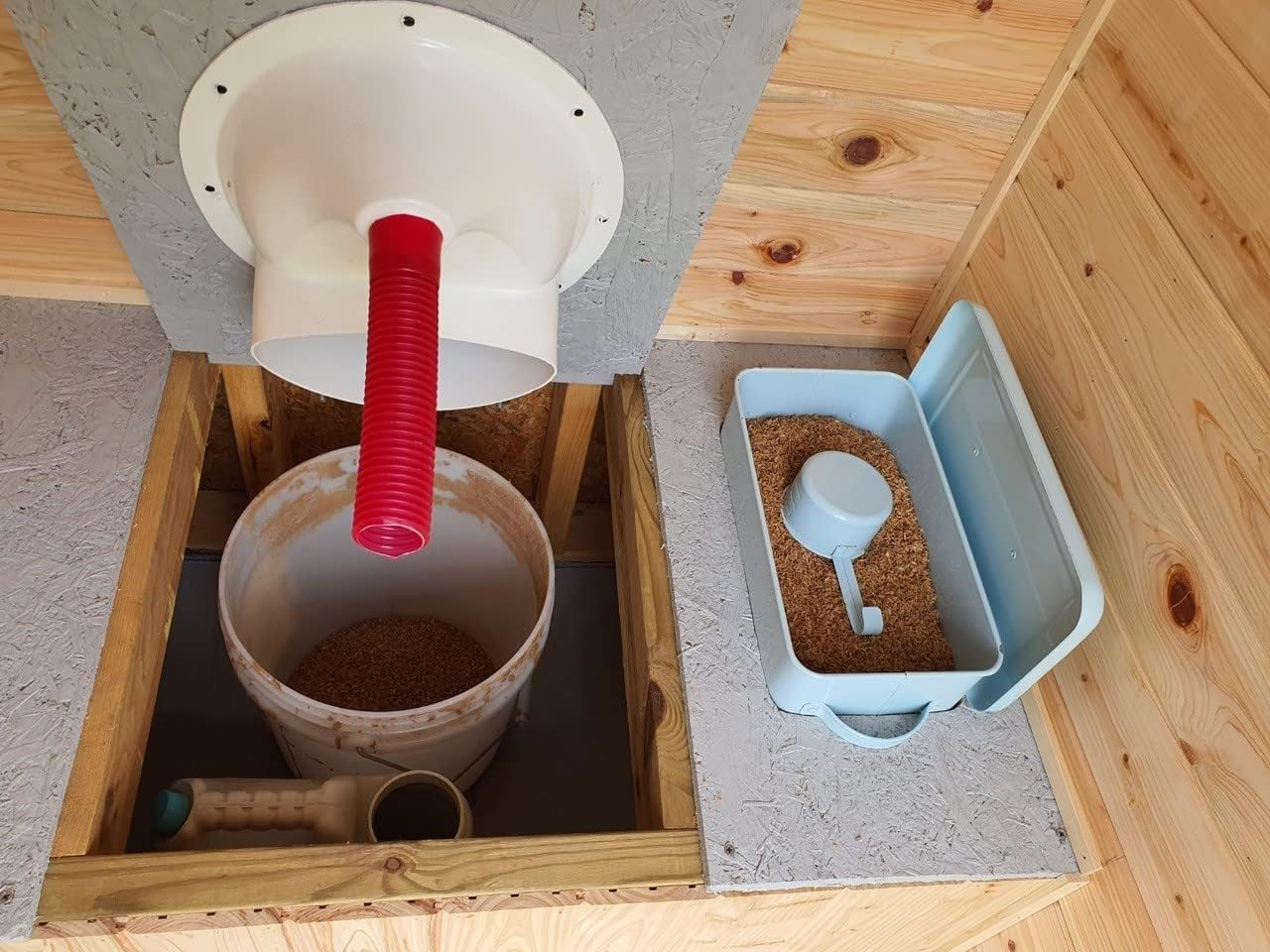 Free Range Designs Urine Separator | Complete Urine Diverter for Compost Toilets | White | Made in UK image number 6