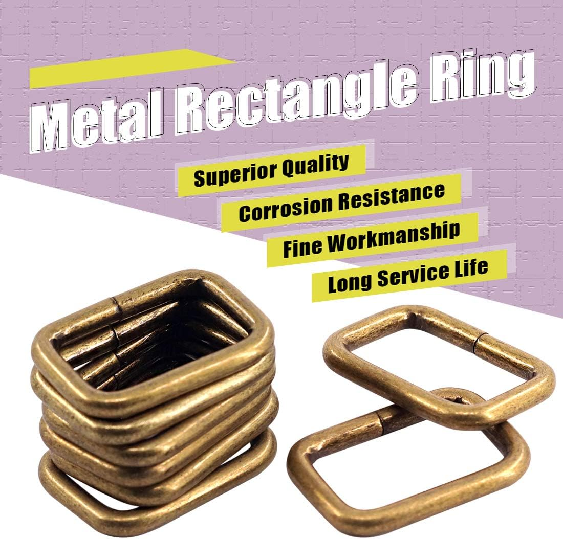 Swpeet 60Pcs 1 Inch / 25Mm Heavy Duty Metal Ring Buckle Webbing Belts image number 1