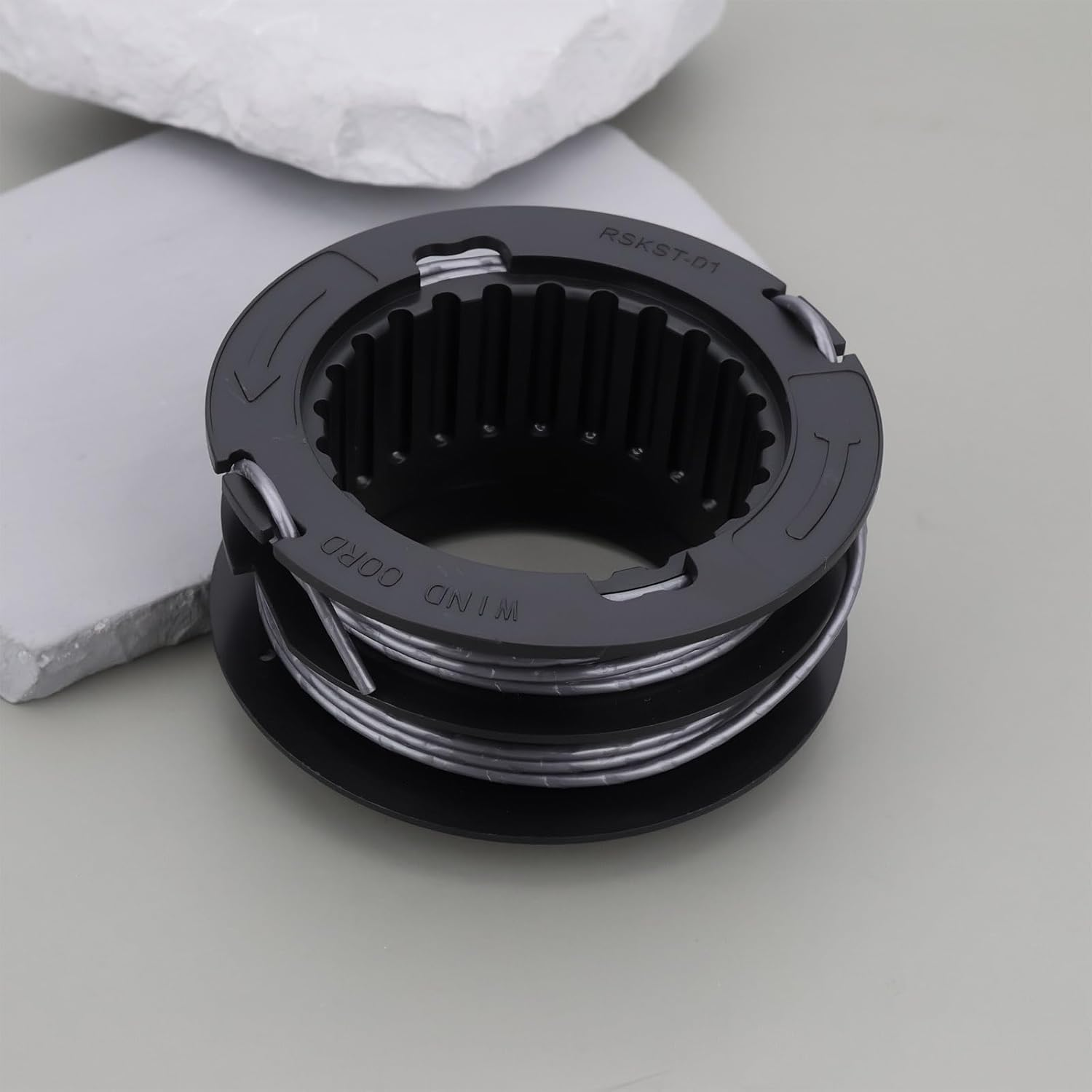 Emsea 2Pcs Lawn Trimmer Double Coil 2930507 SB00L00 Compatible with Greenworks 40V 80V GD40BC GD40BCB GST1246 image number 3