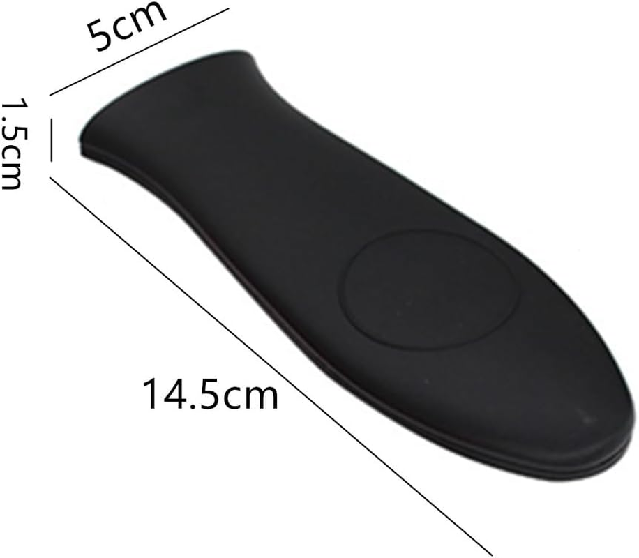 Potholder for Cast Iron Skillets, Silicone Hot Handle Holder, Cuicanfla 2 Pcs Silicone Cast Iron Handle Cover Skillet Grip Sleeve Cover for Pans Cookware image number 5