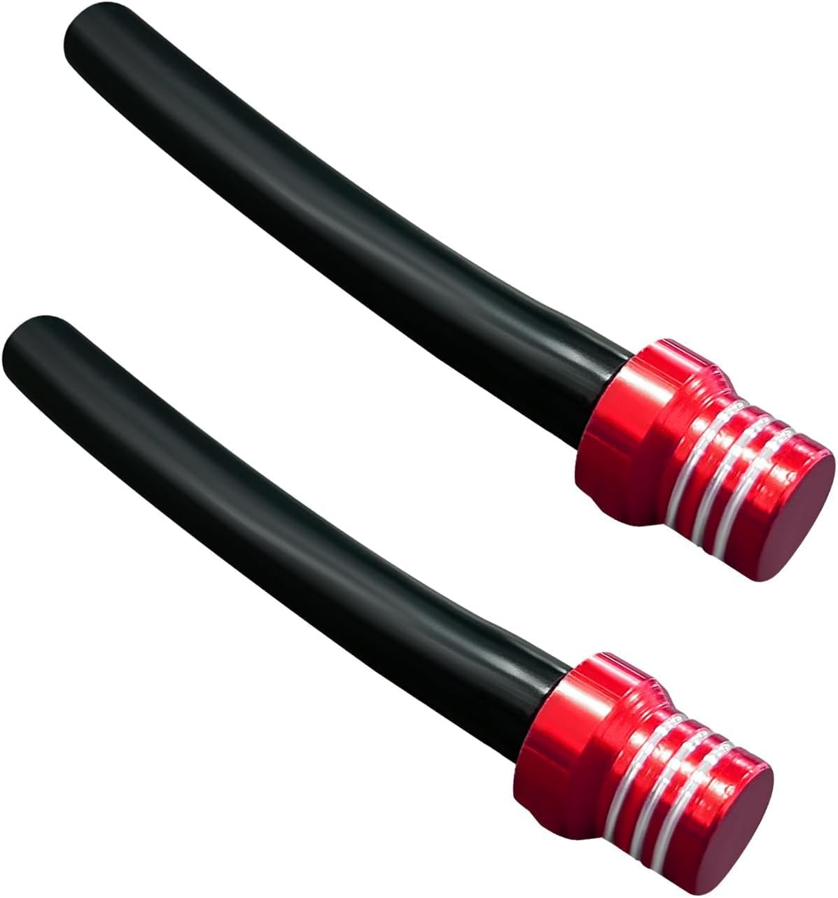 2 PCS Breather Hose Gas Fuel Tank Cap, CNC One Way Tank Valve Vent Tube with Aluminum Breather Valve, Universal for ATV Quad CRF YZF RMZ KLX DRZ Pit Dirt Bike Motorcycle (Blue)