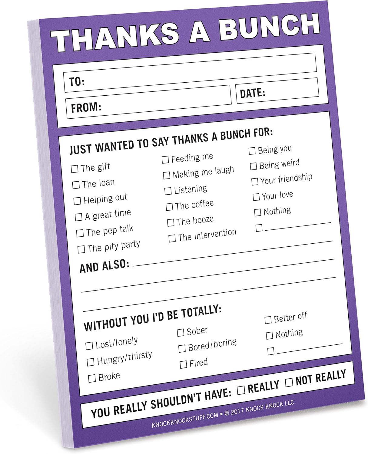 Knock Knock Self-Care RX Nifty Note - Self Care Gifts & Funny Gift Ideas for Friends, 4 X 5.25-Inches image number 6