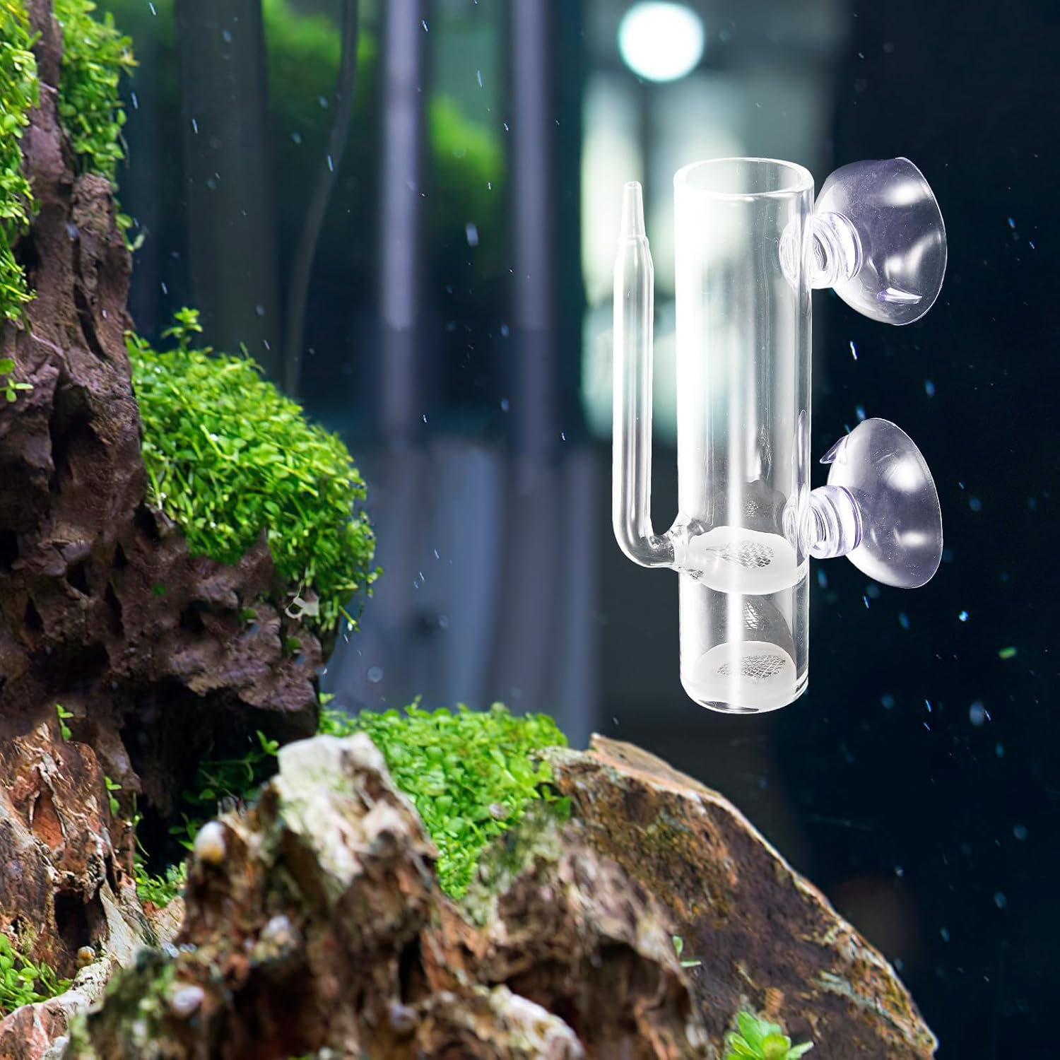 VALICLUD Glass Shrimp Egg Hatchery Aquarium Incubator with Filtration Brine Shrimp Breeding Tube Fish Tank Isolation Box for Aquatic Pet Breeding image number 3