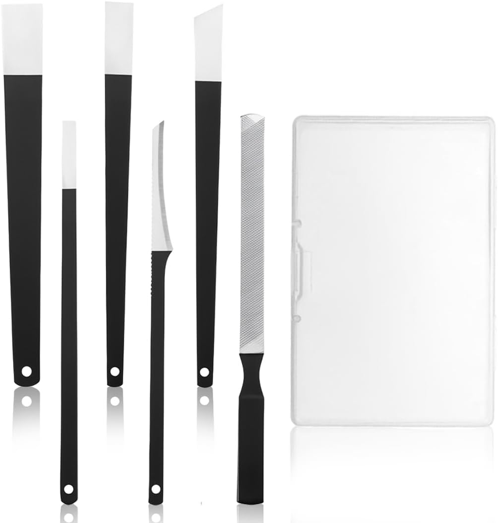 JEYORZY 6-Piece Ingrown Removal Set, Stainless Steel Pedicure Knife Kits with Storage Box, Callus Remover, Callus Remover, Foot Scraper, Pedicure Knife Kits, Foot Care Tools for Hand Feet image number 1