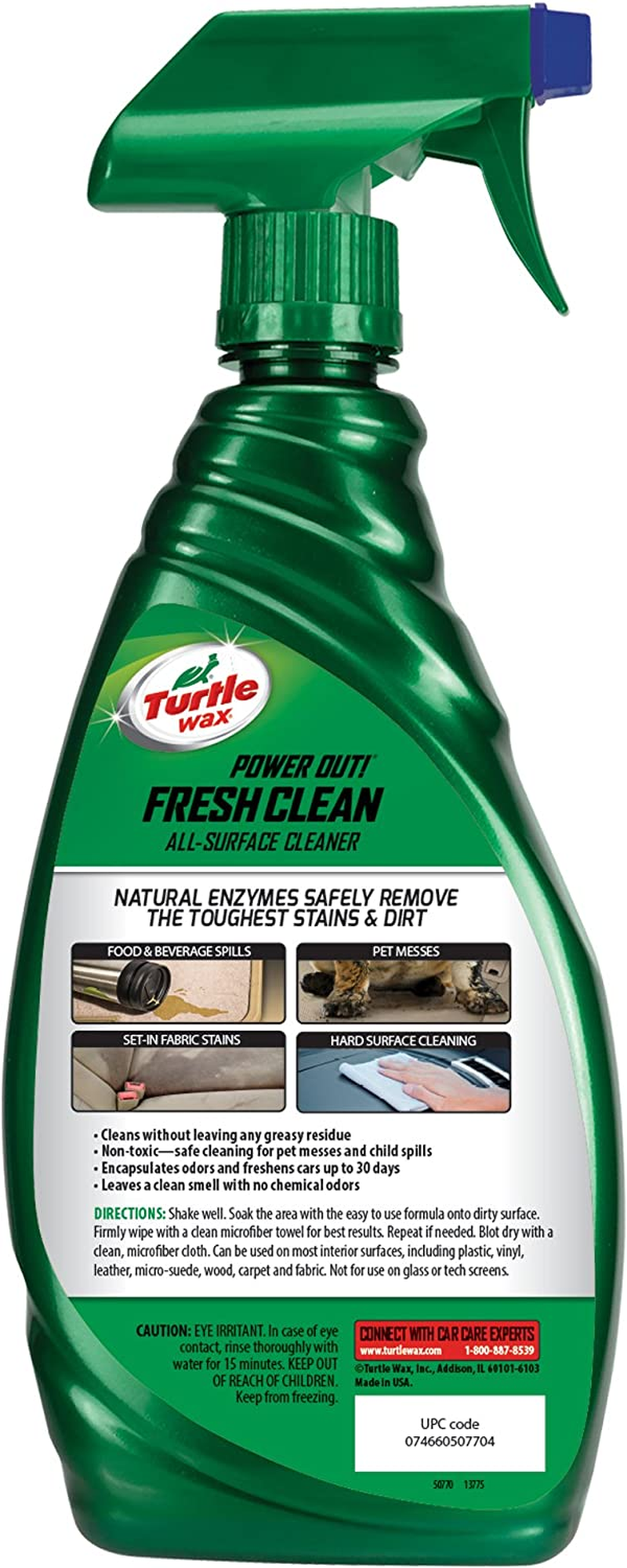 Turtle Wax Power Out Fresh Cleaner, 680Ml image number 5