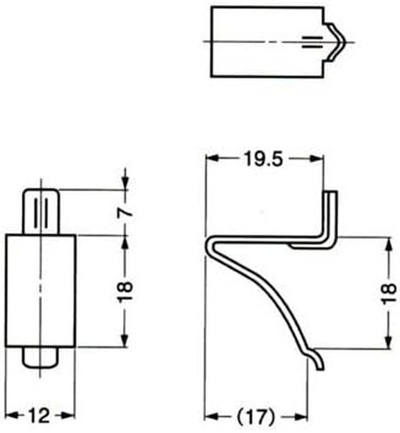 Sugatsune Industries SPB-20 Sugatsune Stainless Steel Shelf Holder, 10 Pieces image number 3