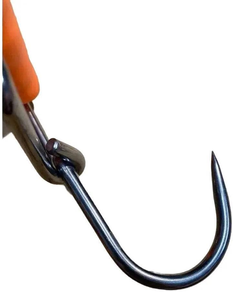 Butchers Hook Stainless Steel Square Boning Hook with round Moulded Grip 15Cm image number 3