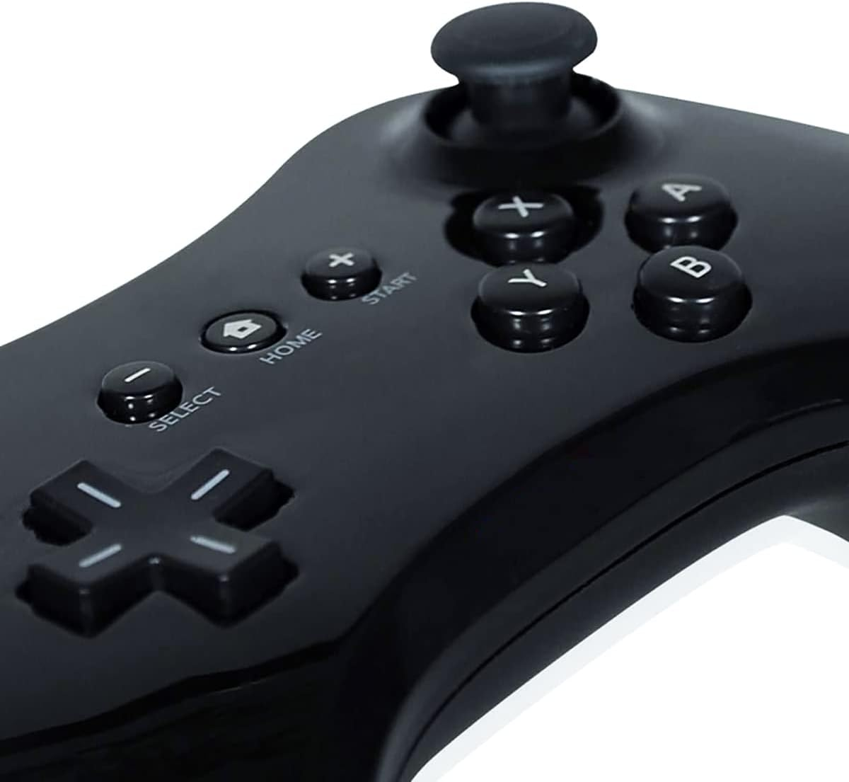 QUMOX 2X Wireless Classic Pro Controller Gamepad Joypad Remote for Nd Wii U Pro, Black image number 5