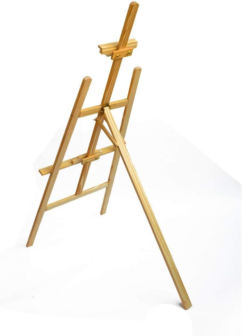 Pine Wood Easel Artist Art Display Painting Shop Tripod Stand Wedding image number 1