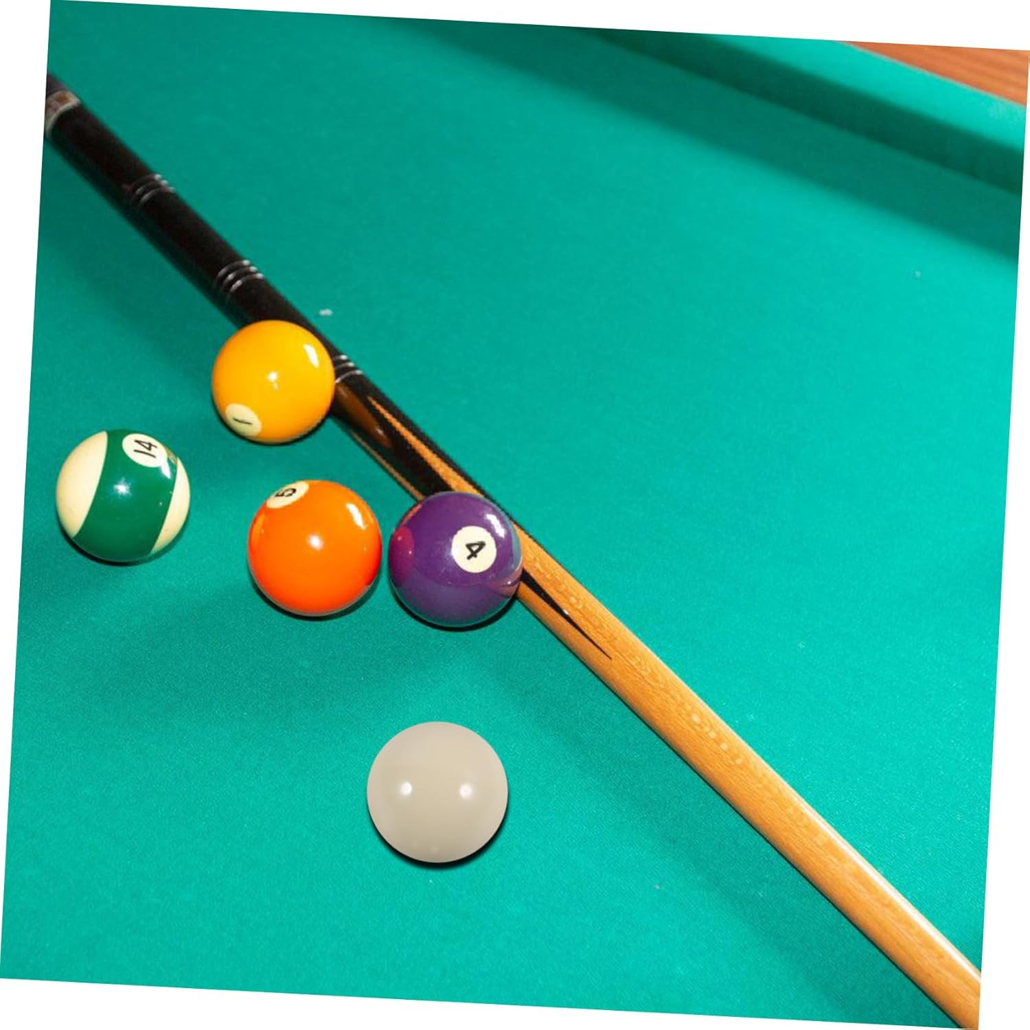 LAPYAPPE Billiard White Ball Pool Balls for Billiards Training Resin Material Replacement image number 6