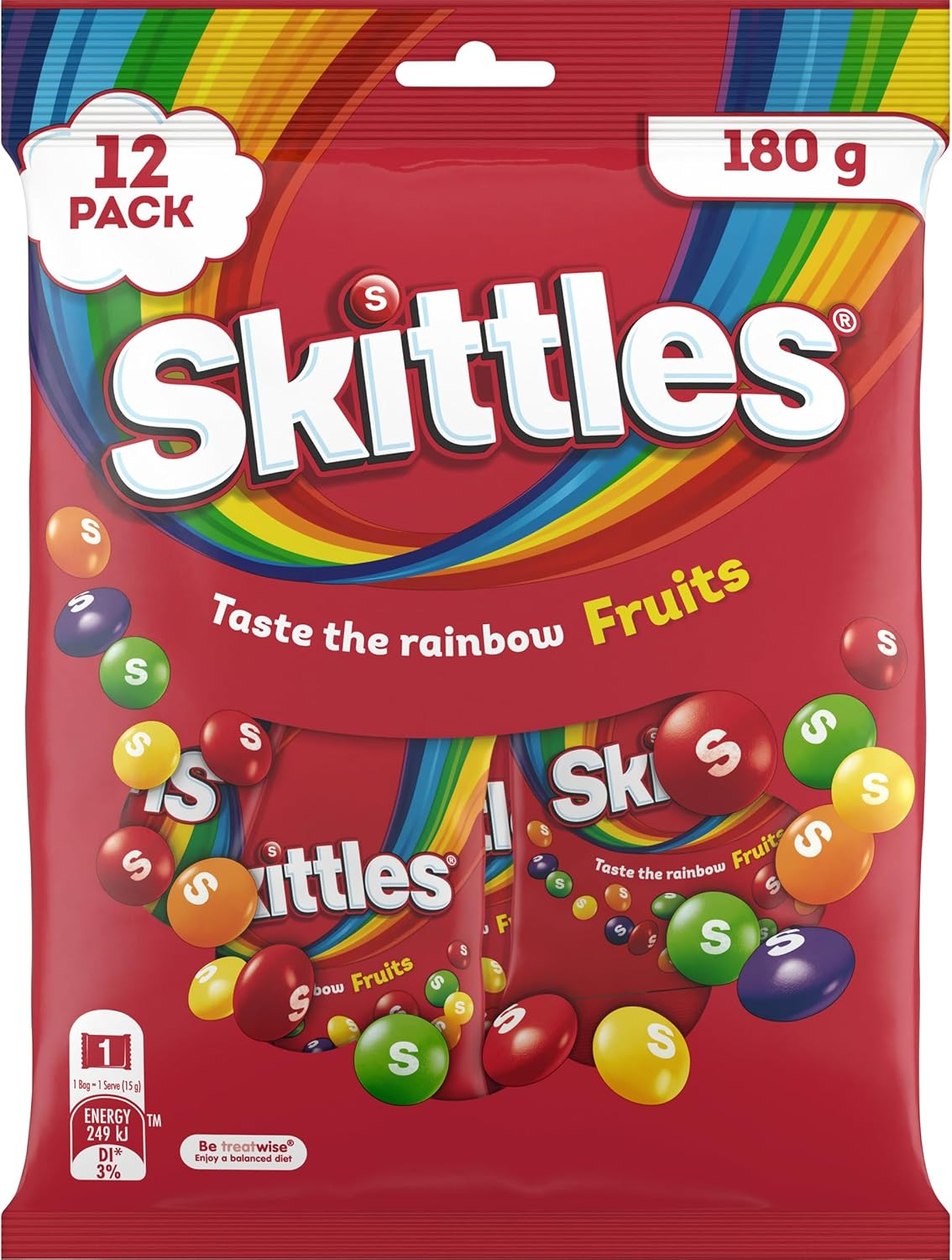 Skittles & 5 Gum Fruit Burst Gum & Lollies Bundle image number 2